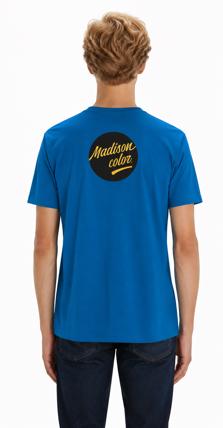 Madison Color Men's Football Edition Blue T-Shirt