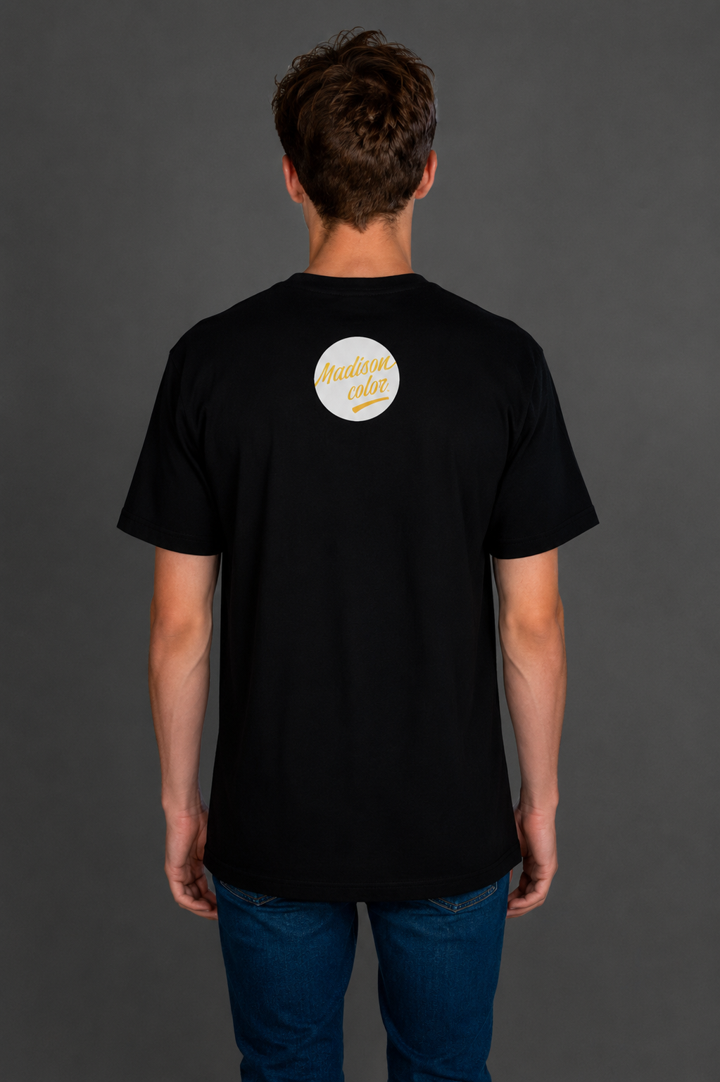 Madison Color Men’s Football Edition Black T-Shirt